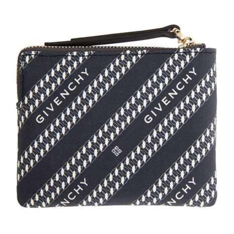 givenchy navy diagonal logo wallet|Women's Designer Wallets .